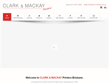 Tablet Screenshot of clark-mackay.com.au